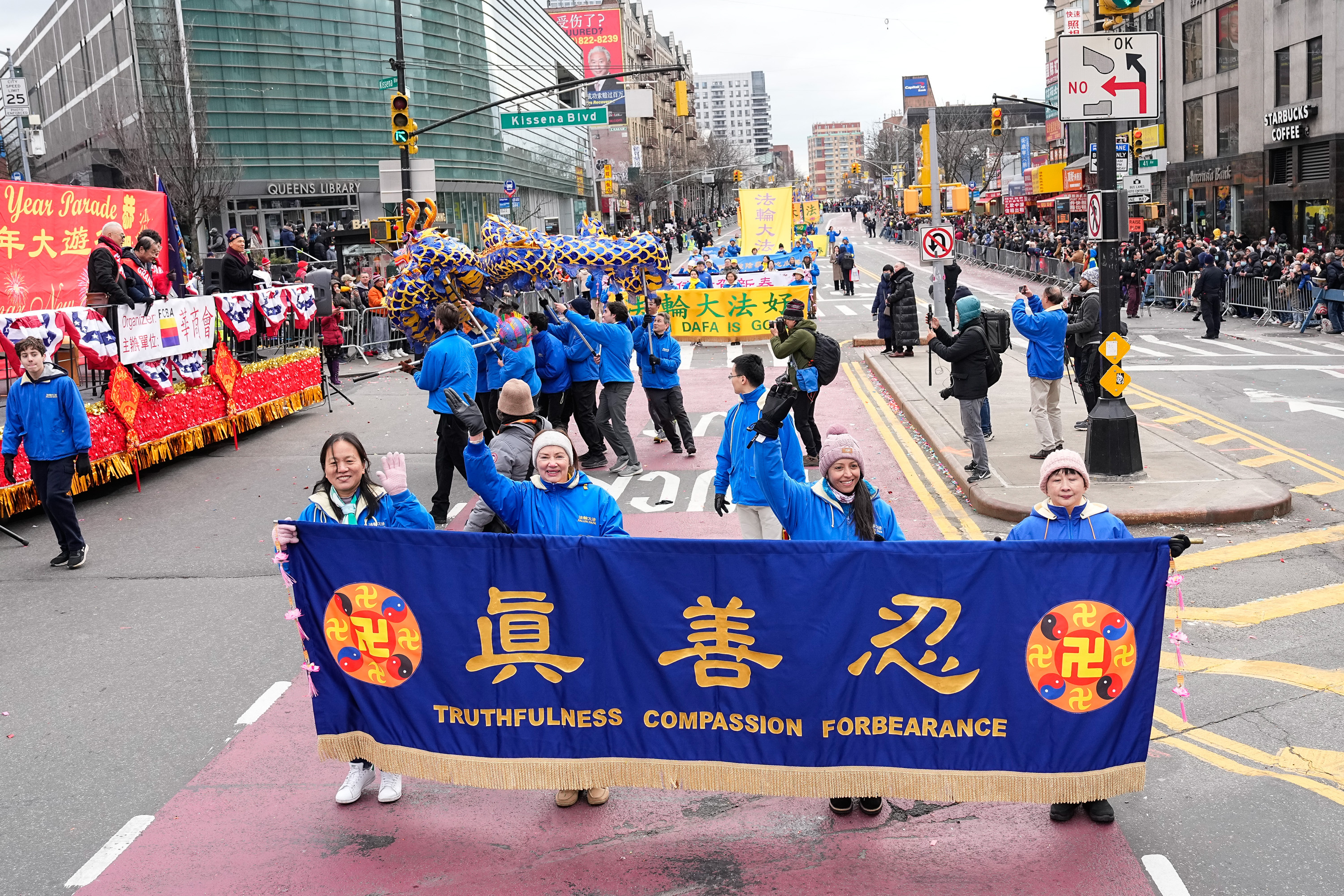 At NYC Lunar New Year Parade, Falun Gong Adherents Have Message for the World