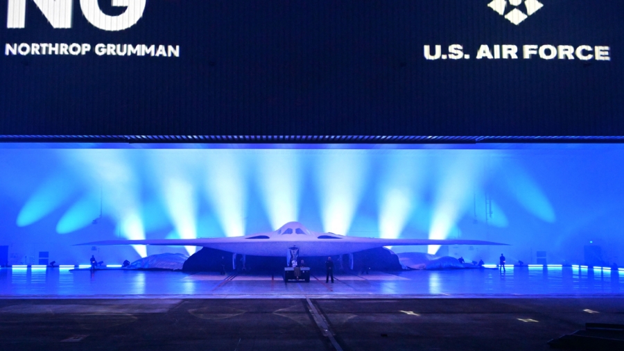 Close-Up of US B-21 Raider Bomber