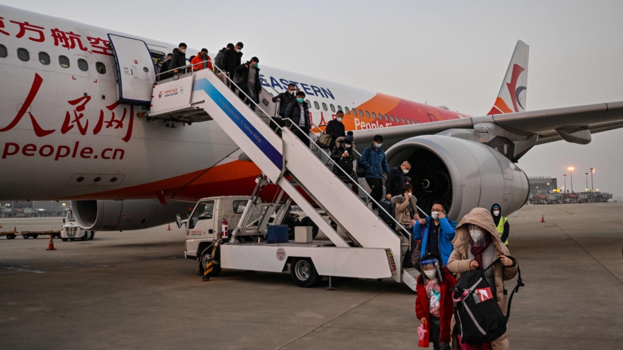 China Flight Bookings at 15 Percent Pre-Pandemic Levels: Data