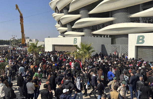 Iraq stadium stampede