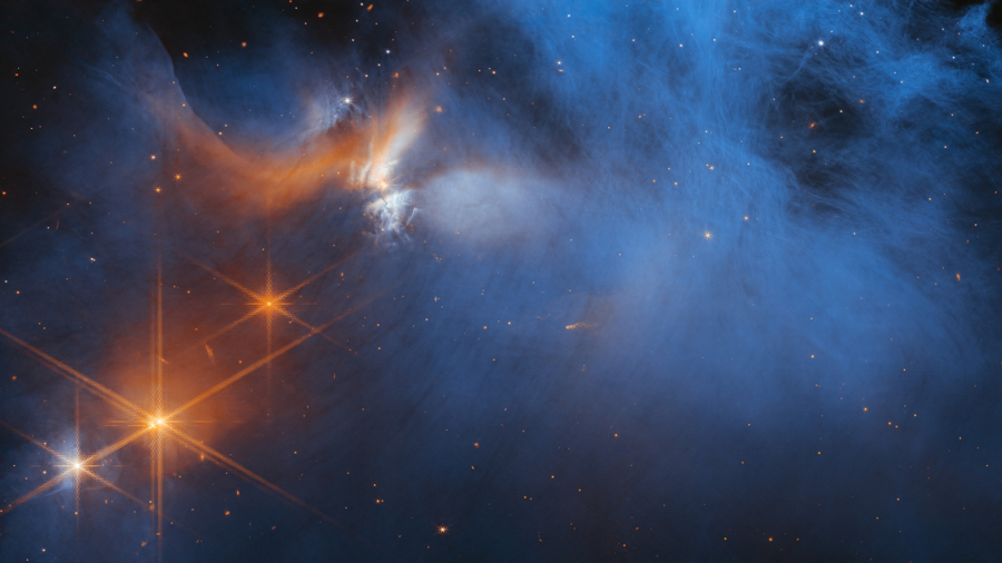 Webb Telescope Peers Into the Frozen Heart of a Space Cloud