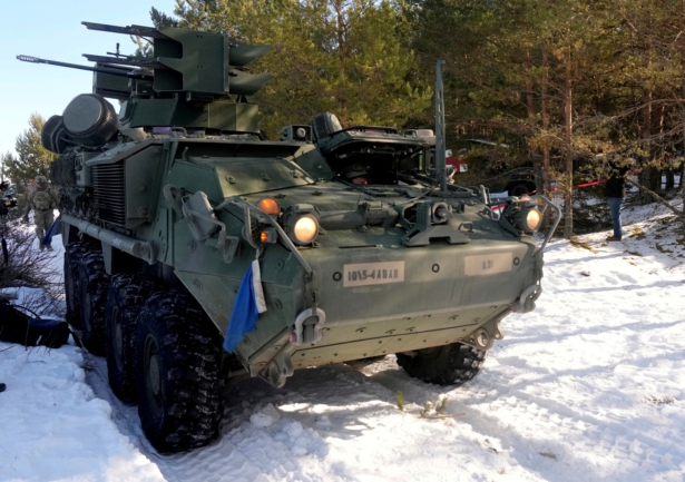 Stryker armored fighting vehicle