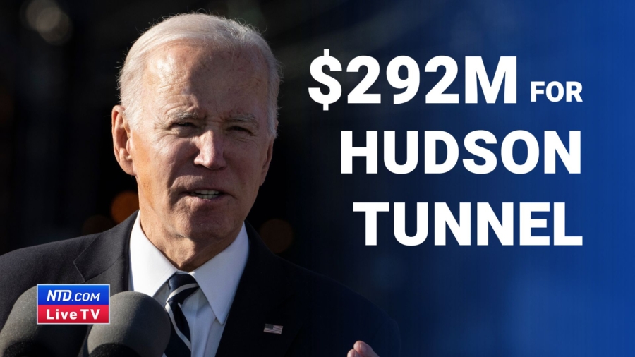 Biden Talks About Infrastructure Law in New York City