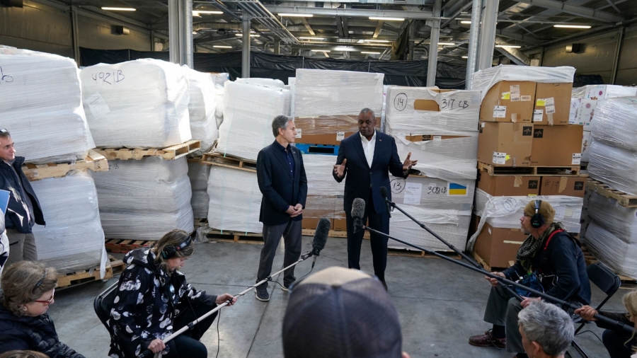 Blinken, Austin Hold News Conference With Japanese Counterparts