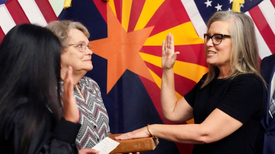 Katie Hobbs Takes Oath of Office as Arizona Governor