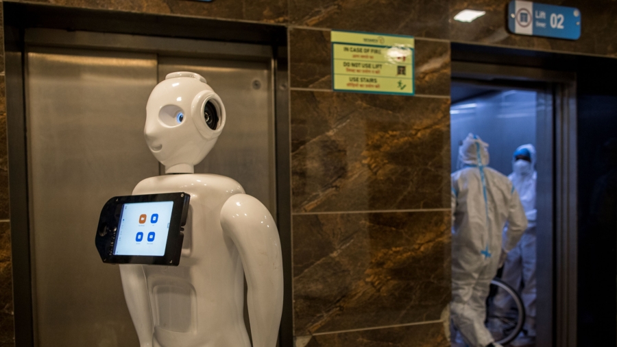 Robots Assist Hospitals Amid Staff Shortages