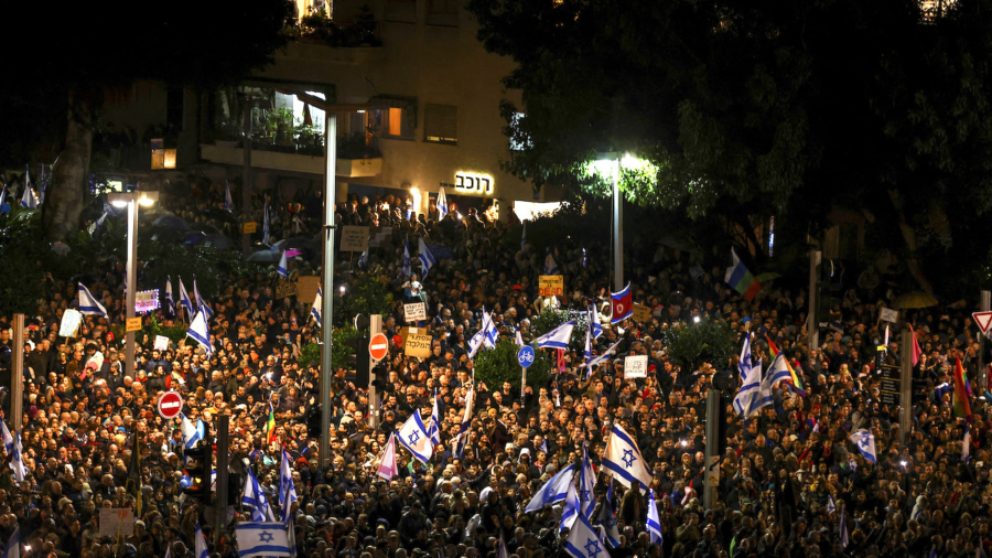 Thousands in Israel Hold Protest Against Government’s Plans to Reform Judicial System