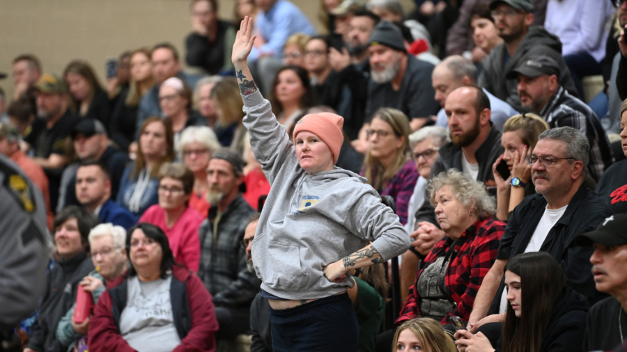 Angry Ohio Townspeople Seek Answers on Train’s Toxic Spill