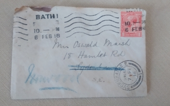 Letter Sent in 1916 Finally Arrives at Destination