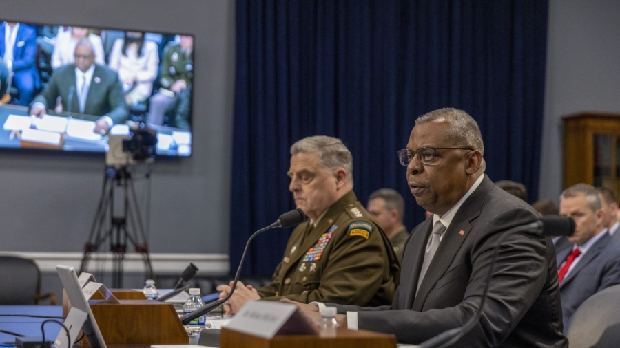 US Secretary of Defense Holds Press Conference After NATO Meeting