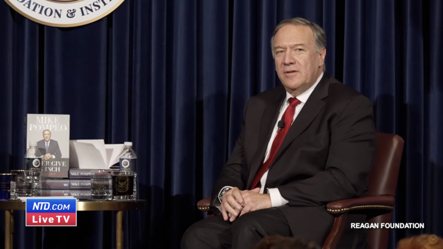 Reagan Presidential Library Holds Event for Former Secretary of State Mike Pompeo’s New Book