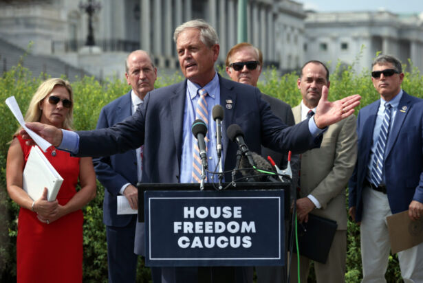 House Freedom Caucus Holds Press Conference On Infrastructure Bill