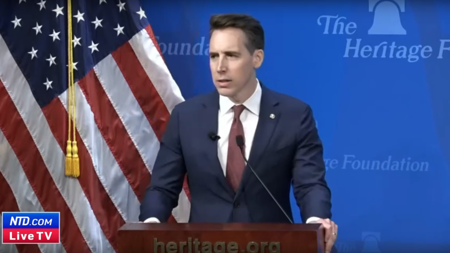 Sen. Hawley on China and Ukraine in a Discussion by Heritage Foundation
