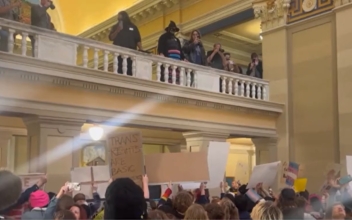 Trans Activists Protest in Oklahoma Capitol to Stop Bill Against Child Sex-Change Surgeries