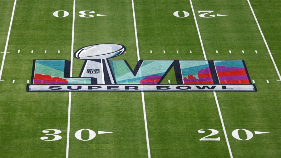 American Football Fans Arrive at the State Farm Stadium for Super Bowl LVII