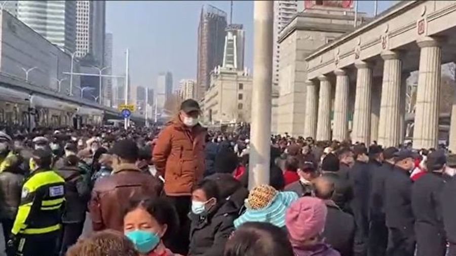 China’s Elderly Protest Against Health Insurance Cuts, Suppressed by Police