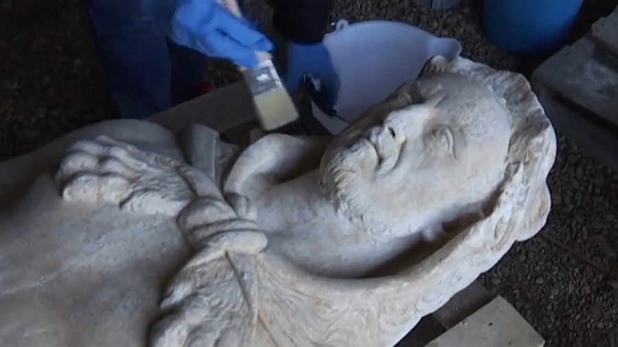 Ancient Statue Unearthed in Roman Sewer