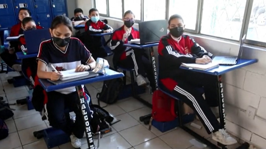 Mexican Bike Desks Help School Children