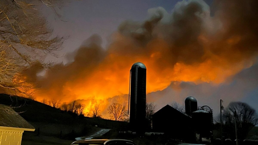 Ohio Crews Complete Toxic Chemical Release From Derailed Train