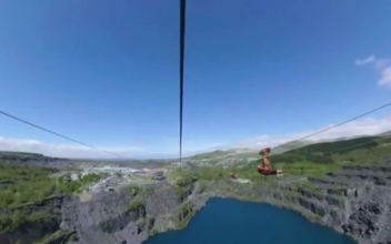 Care Home Resident Rides World’s Fastest Zip Line