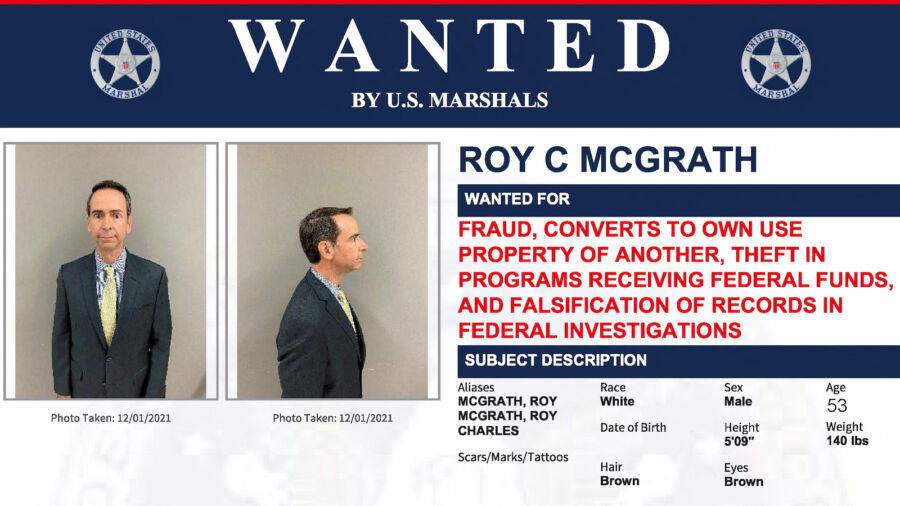 FBI, US Marshals Offering US$20,000 Reward in Manhunt for Former Maryland Gov. Larry Hogan’s Chief of Staff