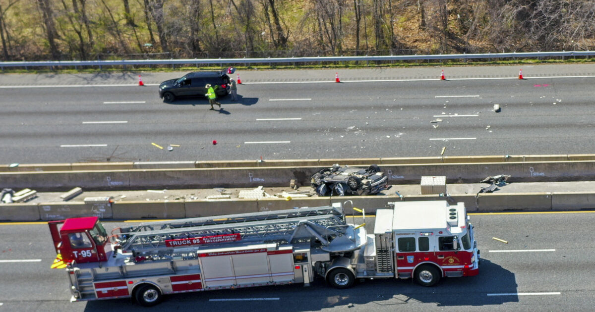 Police 6 Dead After WorkZone Crash on Baltimore Beltway NTD