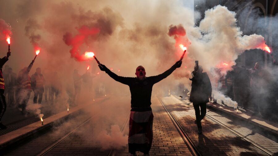 Clashes Erupt in France Against Pension Reforms