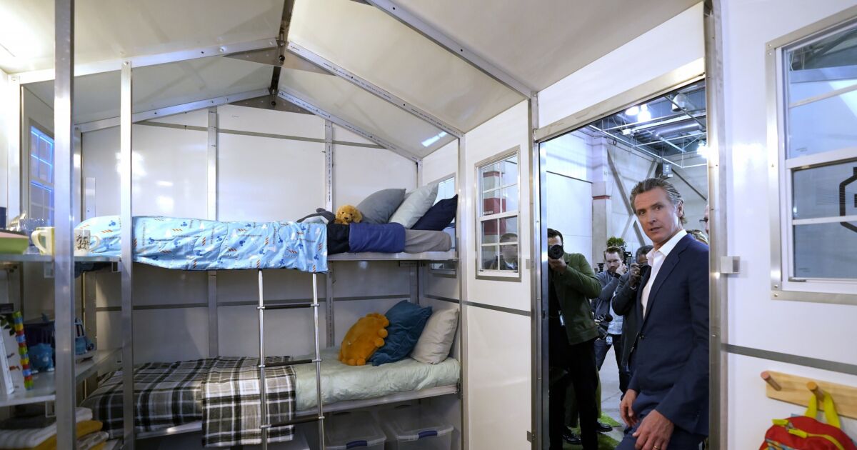 Newsom Pledges 1,200 Tiny Homes For California’s Homeless | NTD