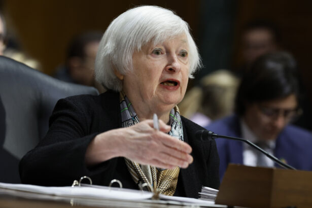 Treasury Secretary Janet Yellen Testifies To Senate Committee On President Biden's FY2024 Budget