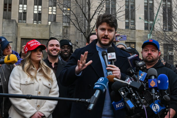 Trump Supporters Organize Protest Outside Manhattan DA Alvin Bragg's Office, As Trump Indictment Looms