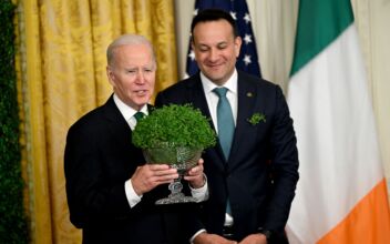 Biden Hosts Irish Prime Minister Leo Varadkar for Shamrock Presentation