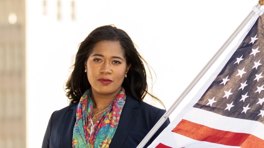 Michigan GOP Chairwoman Karamo Holds Press Conference on a Tweet About Second Amendment