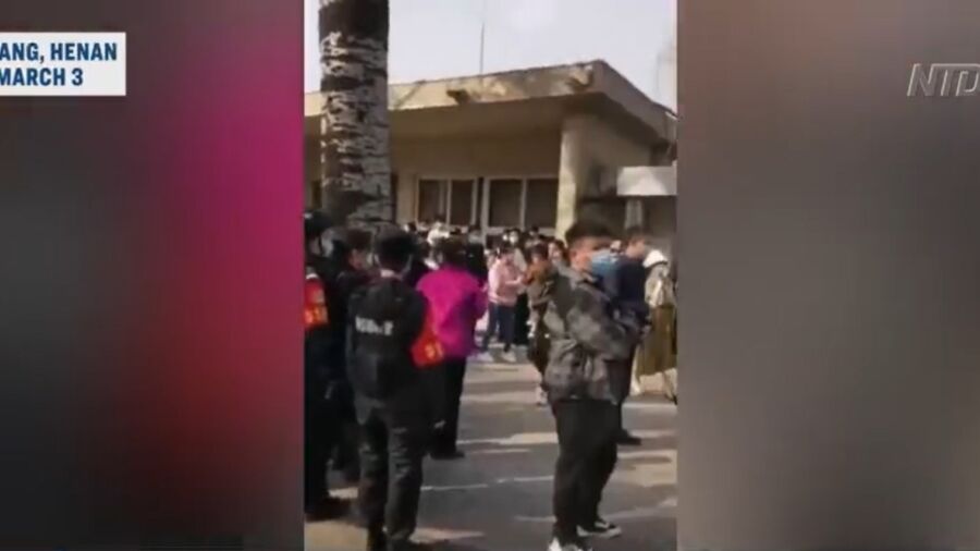 Chinese Police Squash Homebuyer Protests Ahead of ‘Two Sessions’ Political Meeting