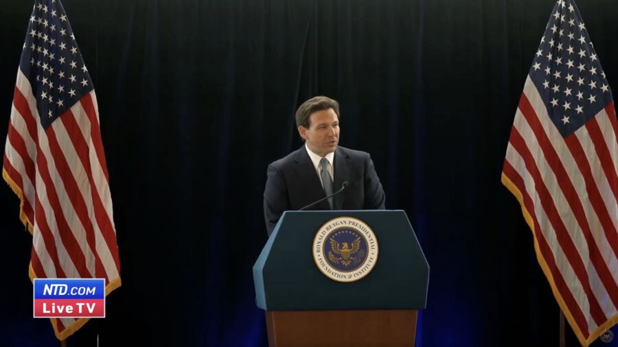 Florida Governor DeSantis Speaks at Ronald Reagan Presidential Library