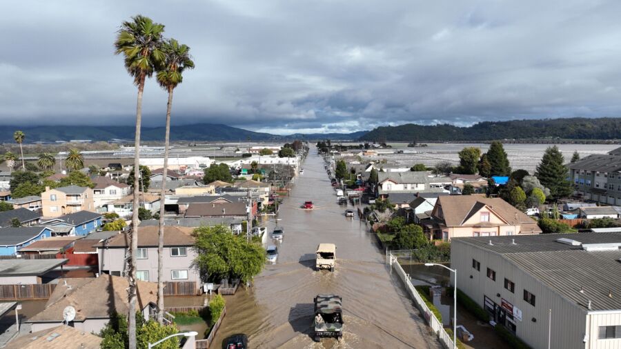 Storm Breaches California River's Levee, Thousands Evacuate