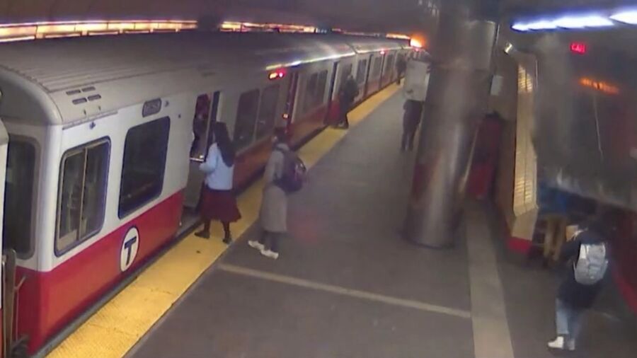 Ceiling Panel Falls, Narrowly Missing Boston Commuters