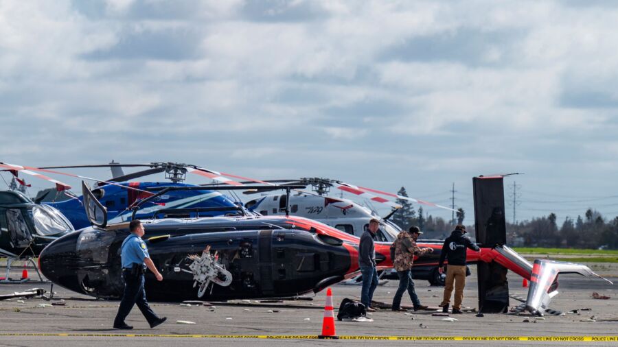 Stolen Helicopter Crashes at Sacramento Executive Airport