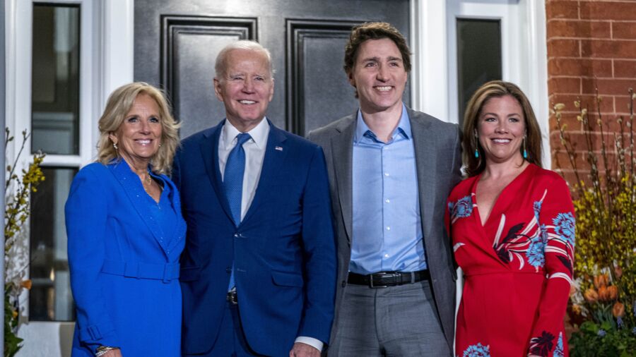 Bidens Attend a Gala Dinner in Canada