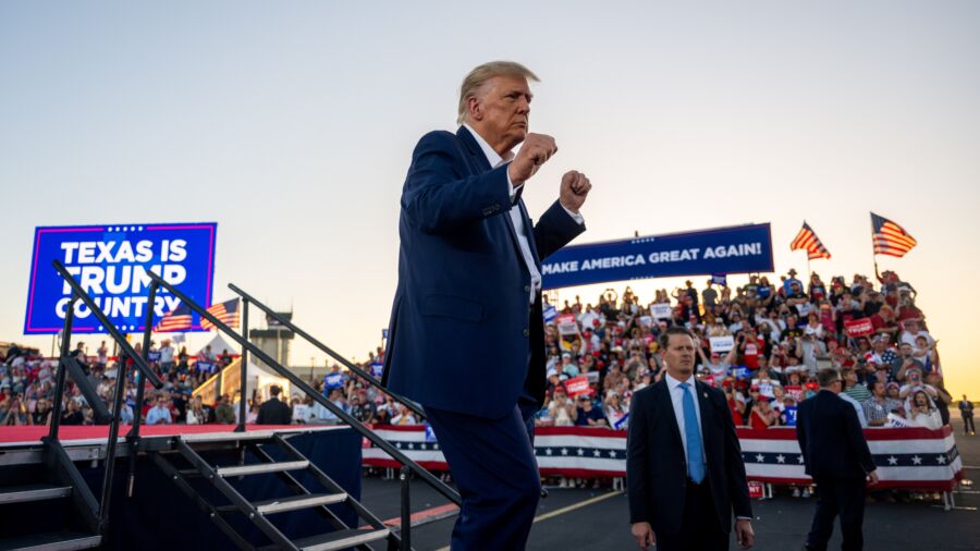 Trump Holds First 2024 Campaign Rally