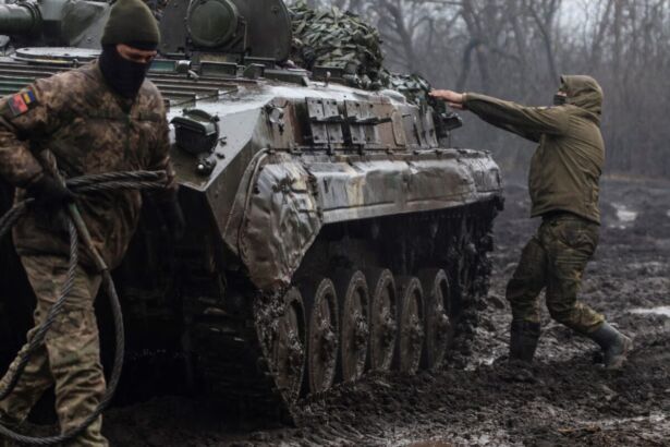 Infantry Fighting Vehicle In Bakhmut