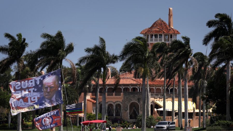 Outside Mar-a-Lago After Trump Indictment