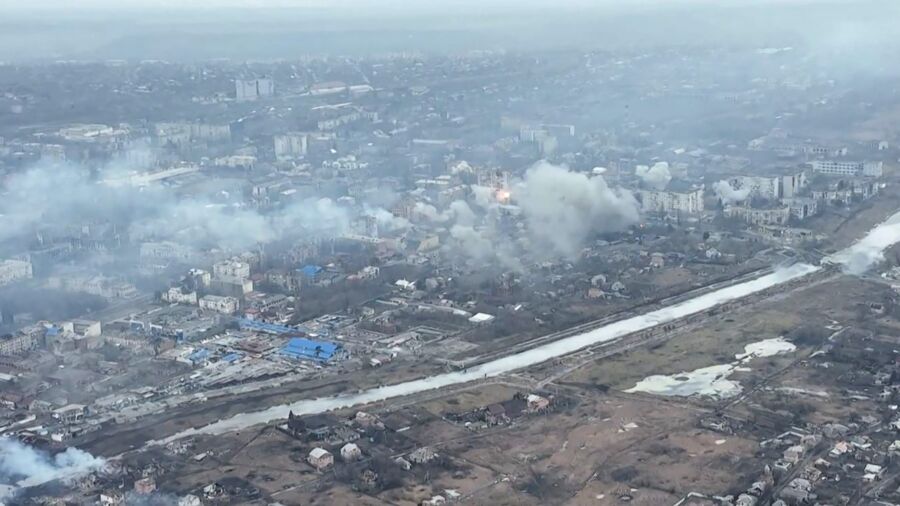 Russia Claims to Destroy Ukrainian Central Command Unit Near Bakhmut