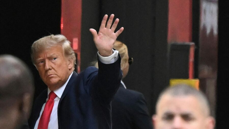 Trump Leaves New York Court After Pleading Not Guilty