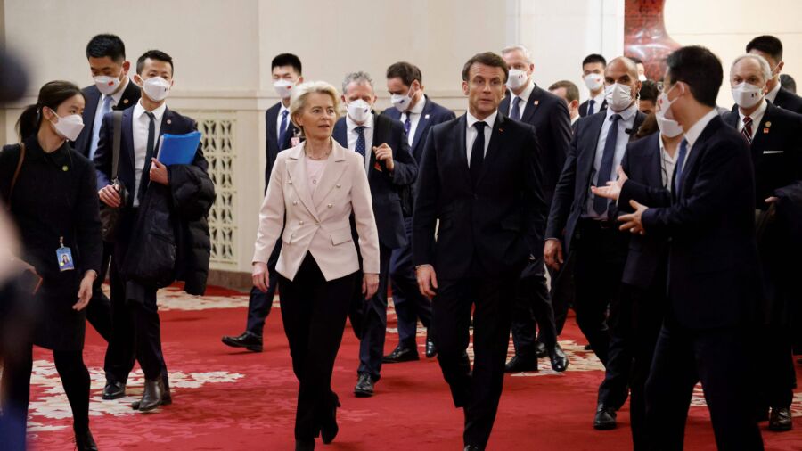 France's Macron, Europe's von der Leyen Visit China