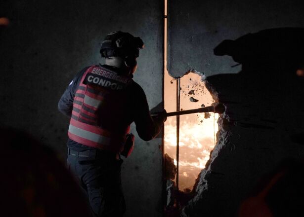 Mexico City firefighter
