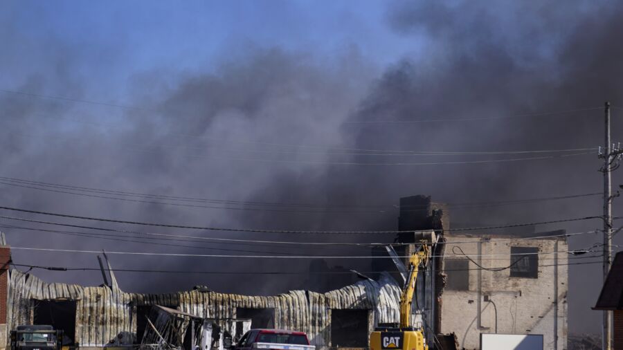 Crews Continue to Fight Major Indiana Scrap Plastics Fire