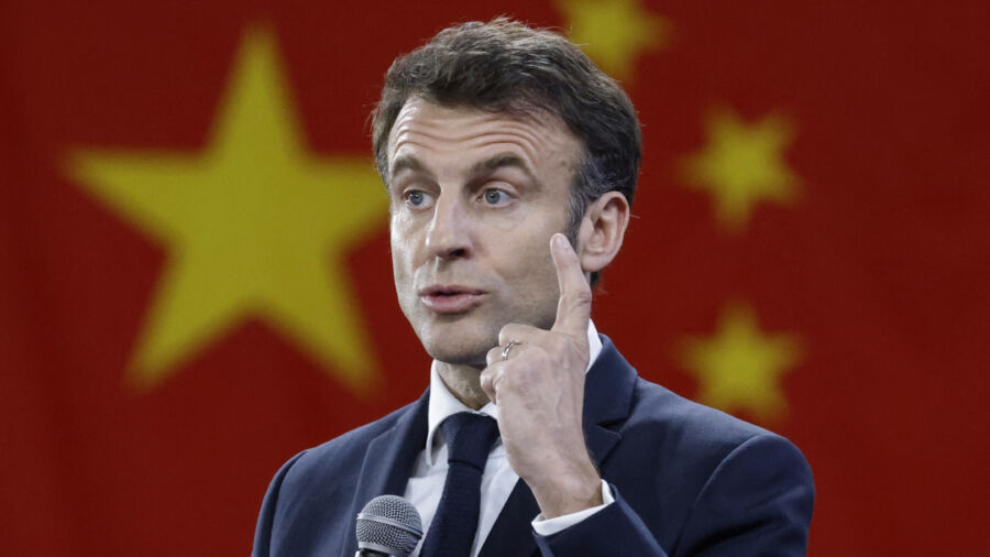 Macron: Favor the Current ‘Status Quo’ Over Taiwan