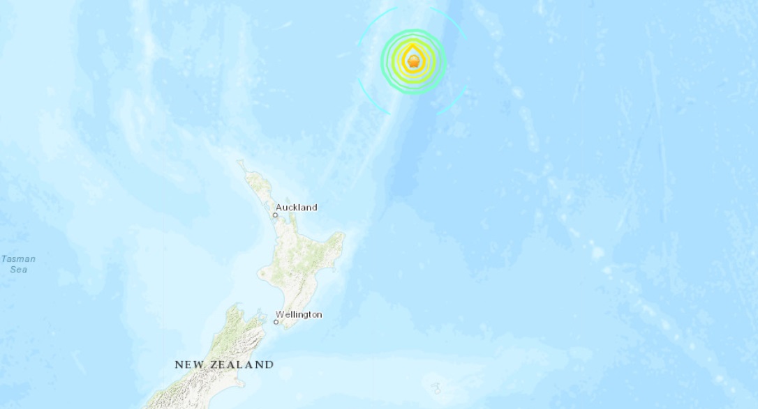 Magnitude 7.1 Earthquake Strikes Kermadec Islands Region USGS NTD