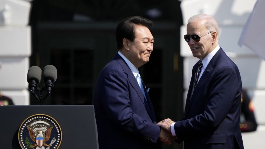 Biden Hosts Joint Press Conference With South Korean President