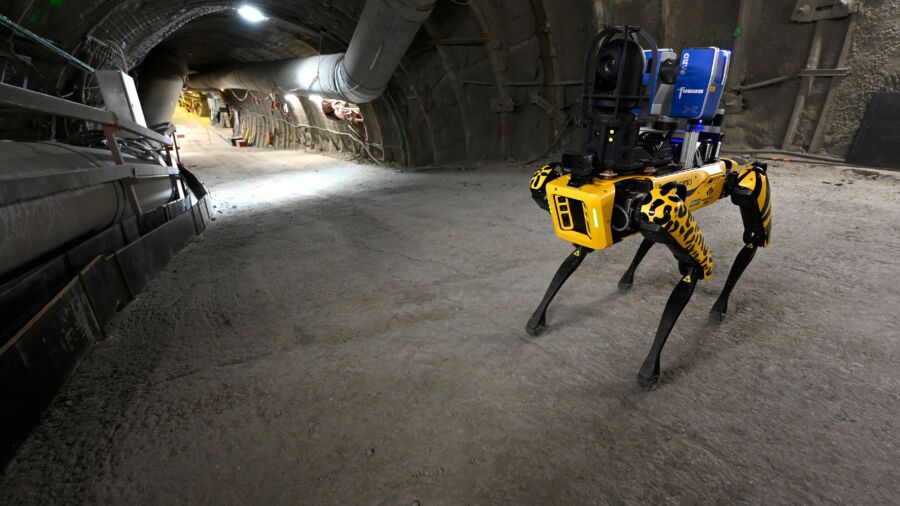 Robot Dog Helps Inspect Paris Metro Network